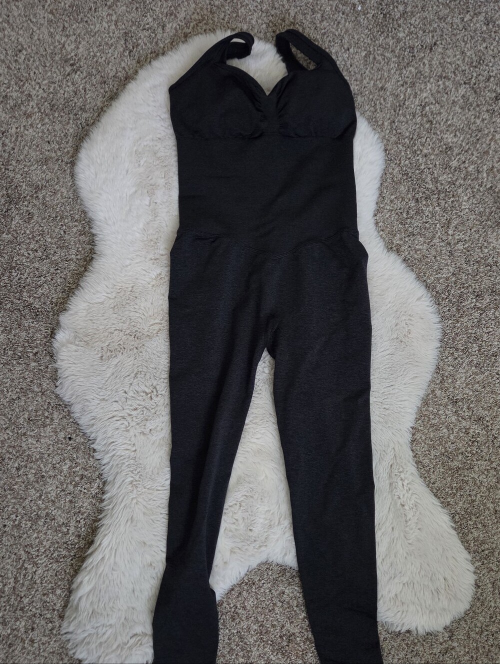 Buffbunny Shape Seamless Bodysuit- Charcoal